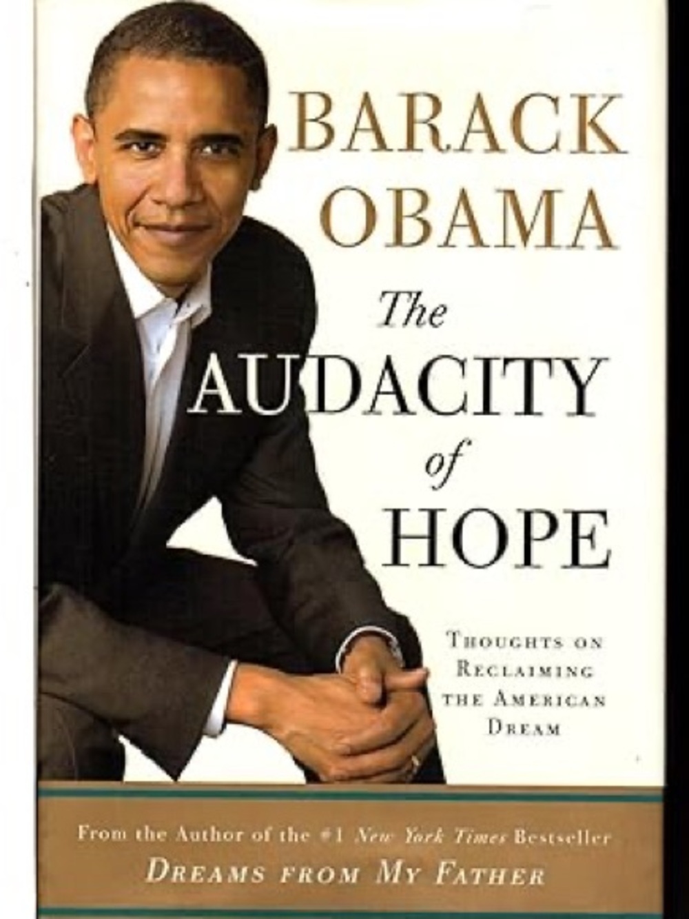 SIGNED The Audacity of Hope Hardcover Barack Obama